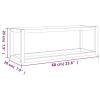 Towel Rack 23.6"x7.9"x7.9" Solid Wood Walnut