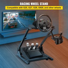 VEVOR Racing Steering Wheel Stand Shifter Mount fit for Logitech G27 G25 G29 G920 Gaming Wheel Stand Wheel Pedals NOT Included Racing Wheel Stand (Model: G29ZDJ)